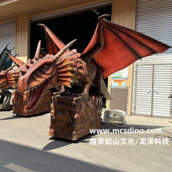 Fire Element Dragon Animatronic-DRA051