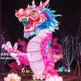 Carica l'immagine nel visualizzatore della galleria, Gigantic Illuminated Pink Dragon Lantern
