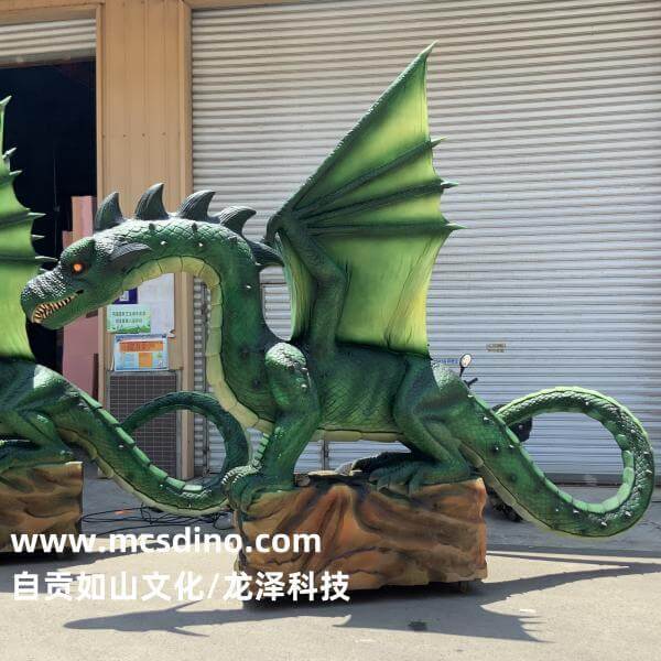 Interactive European Dragon Animatronic Display-DRA047