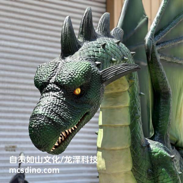 Interactive European Dragon Animatronic Display-DRA047