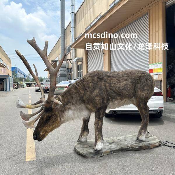 Talking To Reindeer Animatronic For Christmas events-MAR004E