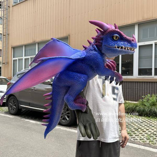 Purple Dragon Puppet-BB118