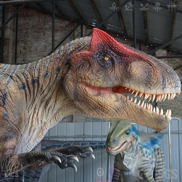 MCSDINO Animatronic Dinosaur Realistic Allosaurus Replica Dinosaur Animatronics-MCSA006