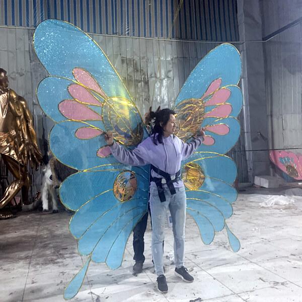 MCSDINO Creature Suits Light-Up Butterfly Costume Led Wings-DCBF001