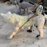 Snow Leopard Costume LED Animal Suit-MCSTC005