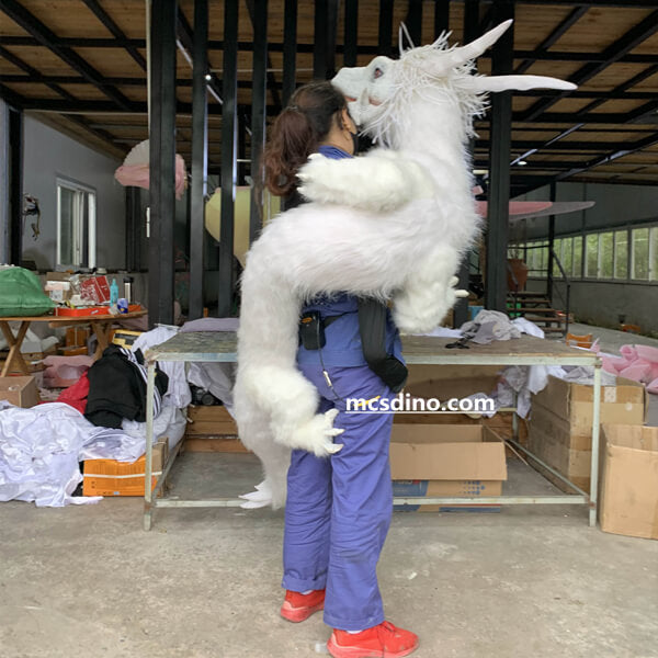 Adorable Baby Dragon Hand Puppet For Cosplay Party